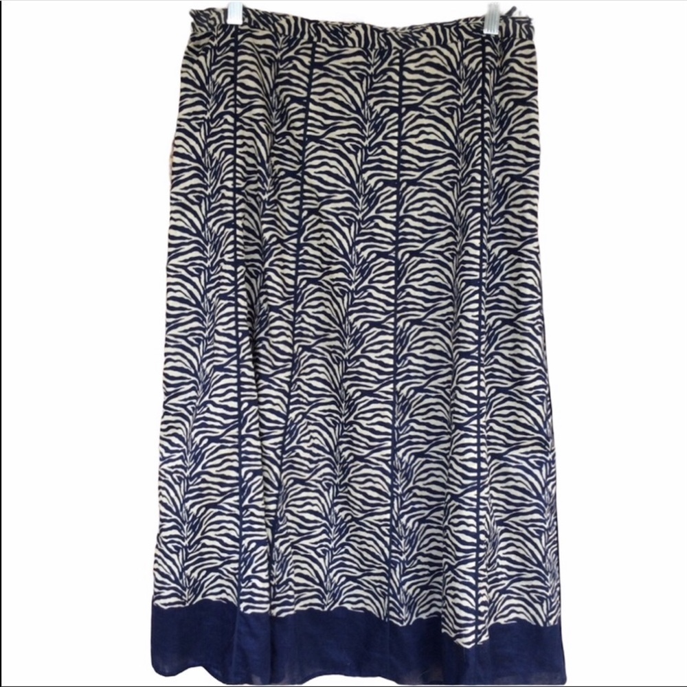 ❌FINAL❌ Coldwater Creek Zebra Print Skirt